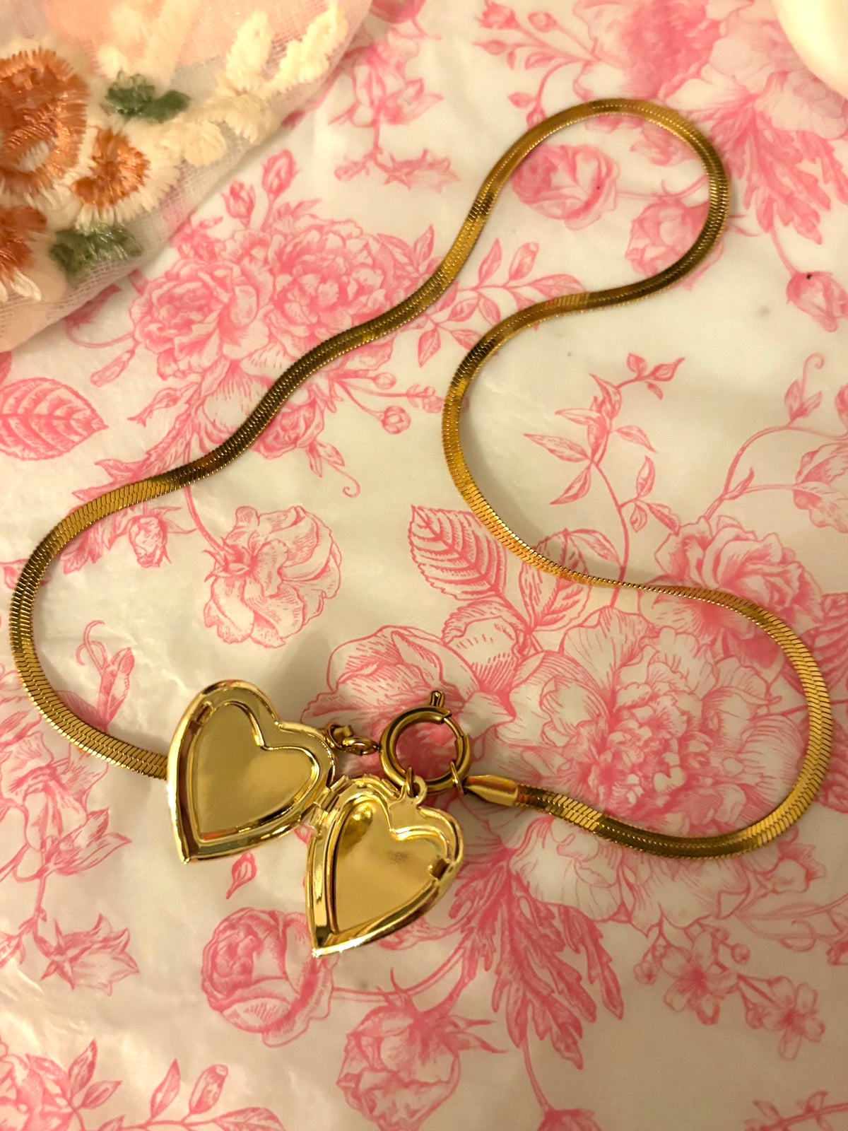 Blushing Heart Locket
