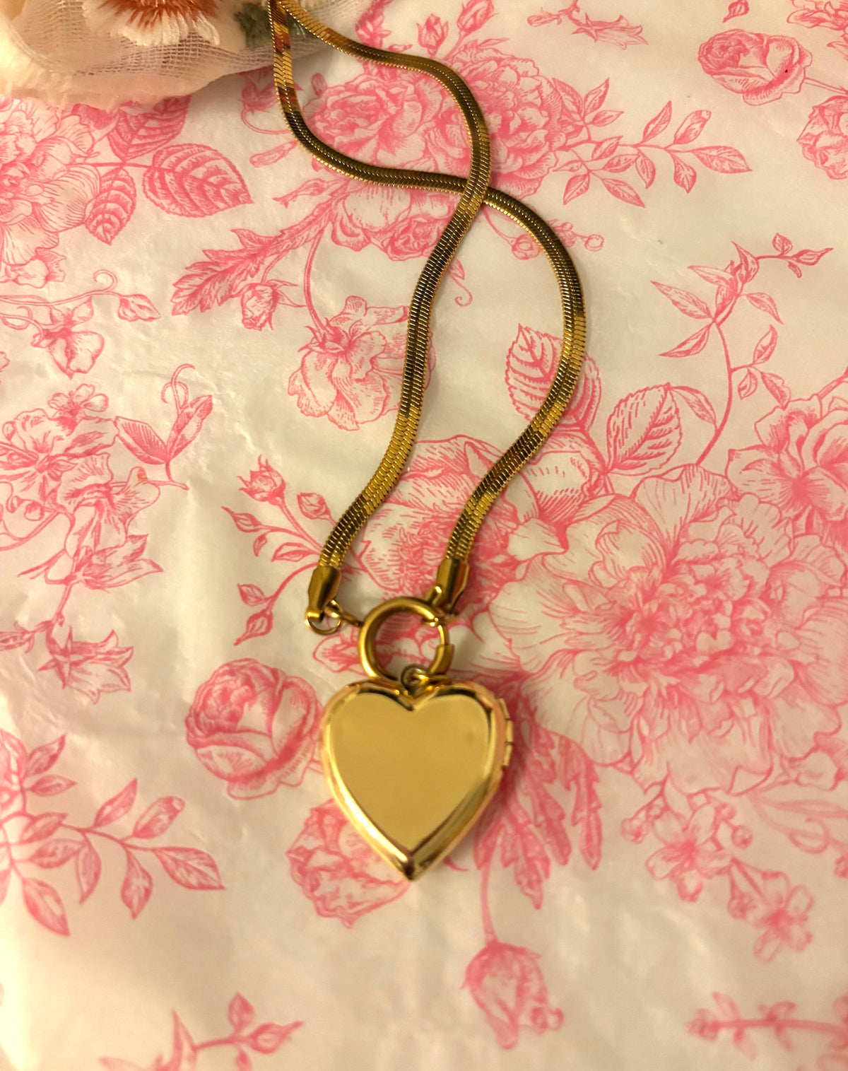 Blushing Heart Locket